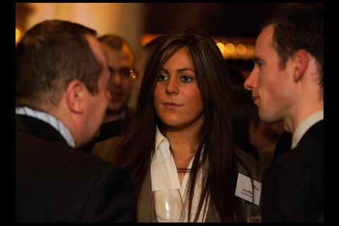 Lucy Miller: The Liverpool John Moores University student maintains eye contact with a guest. 